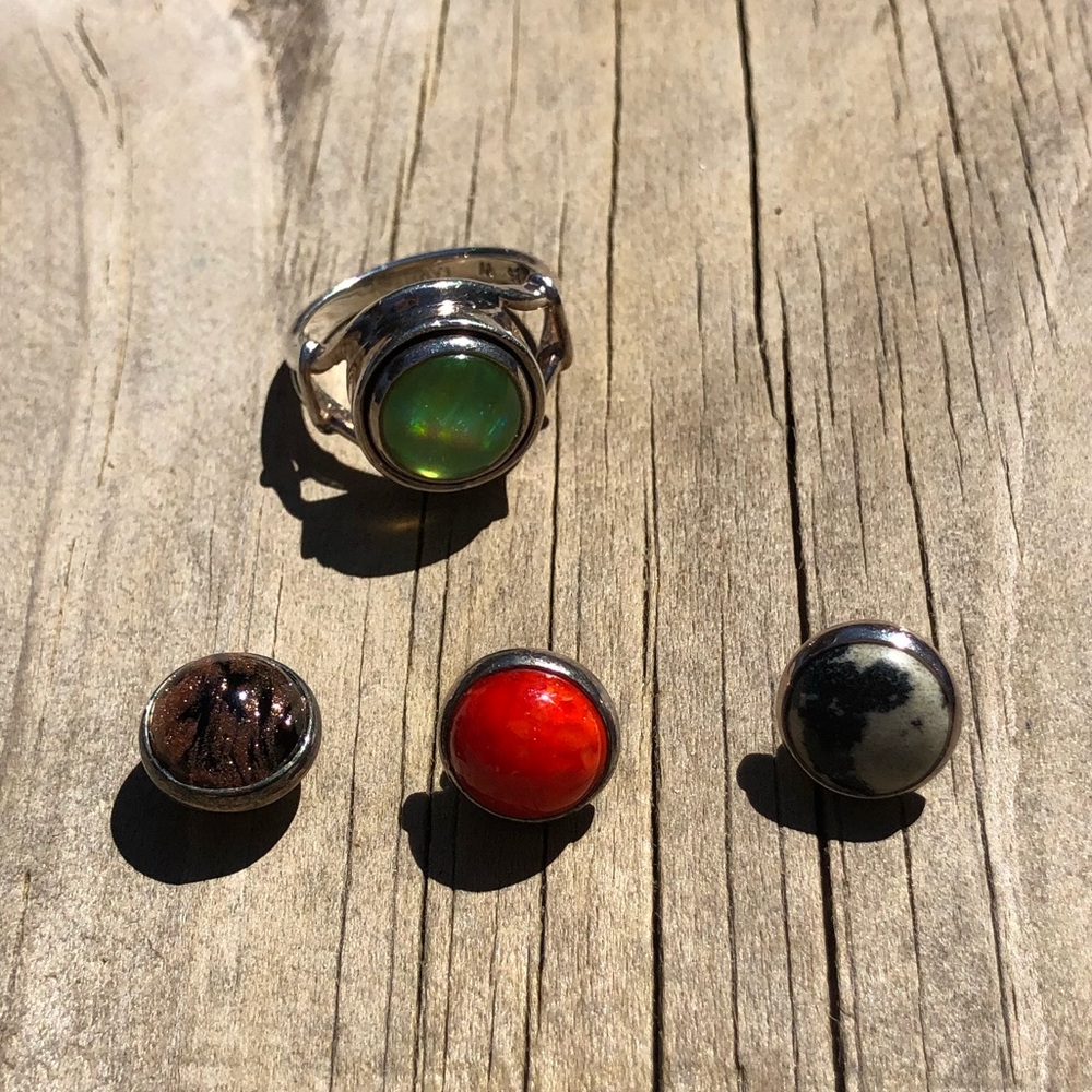 Kameleon JewelPops ring sterling silver